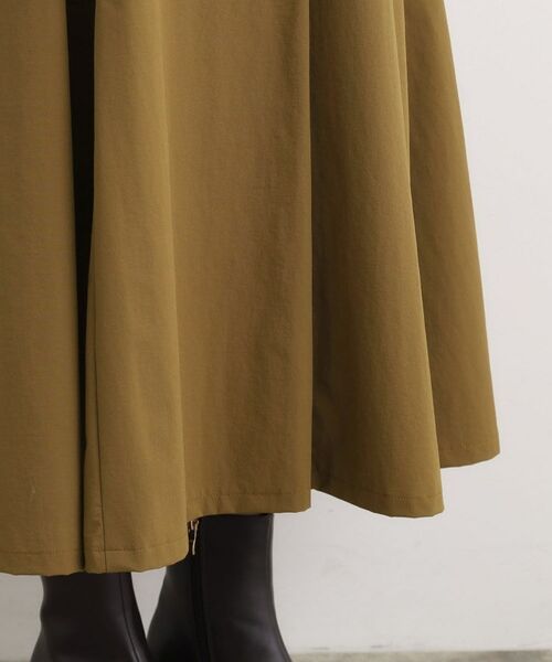 grove / グローブ ロング・マキシ丈スカート | もっちりナイロンストレッチトラペーズスカート | 詳細19