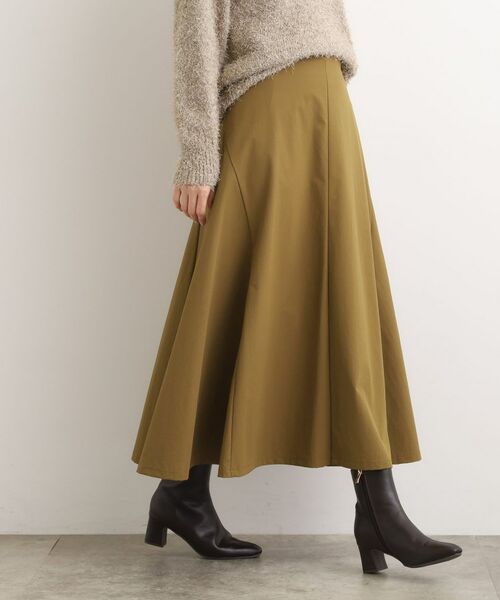 grove / グローブ ロング・マキシ丈スカート | もっちりナイロンストレッチトラペーズスカート | 詳細6