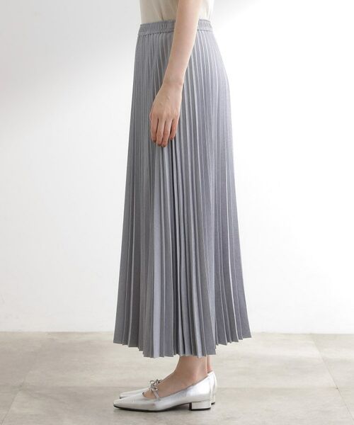 grove / グローブ ロング・マキシ丈スカート | 【石川梨華さん着用】すっきり見えて、やさしく揺れる。大人のスエードライクプリーツスカート | 詳細30