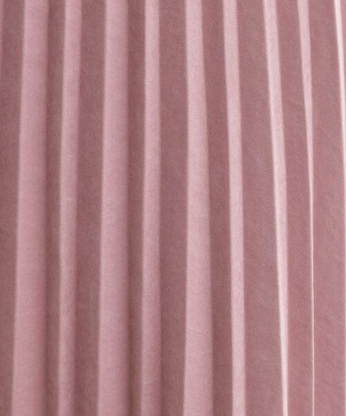 grove / グローブ ロング・マキシ丈スカート | 【石川梨華さん着用】すっきり見えて、やさしく揺れる。大人のスエードライクプリーツスカート | 詳細4