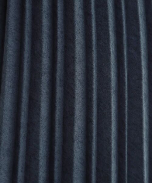 grove / グローブ ロング・マキシ丈スカート | 【石川梨華さん着用】すっきり見えて、やさしく揺れる。大人のスエードライクプリーツスカート | 詳細8