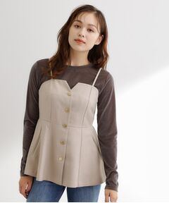 grove / グローブ シャツ・ブラウス | 【カセット服】主役級キャミビスチェ