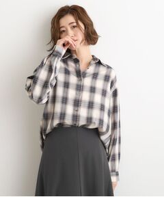 grove / グローブ シャツ・ブラウス | 今の季節にちょうどいい　オンブレーチェックシャツ