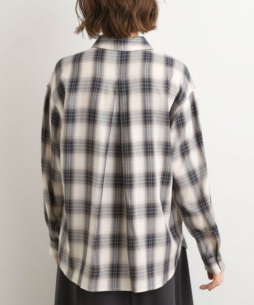 grove / グローブ シャツ・ブラウス | 今の季節にちょうどいい　オンブレーチェックシャツ | 詳細13