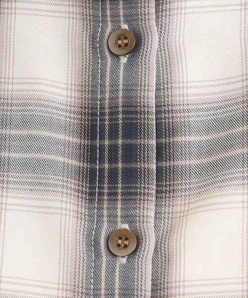 grove / グローブ シャツ・ブラウス | 今の季節にちょうどいい　オンブレーチェックシャツ | 詳細6
