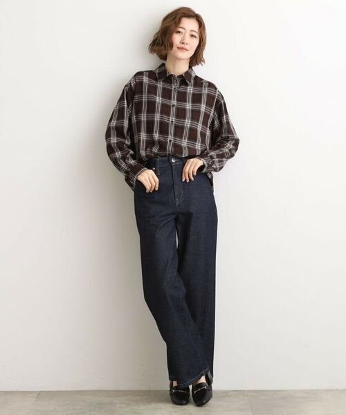 grove / グローブ シャツ・ブラウス | 今の季節にちょうどいい　オンブレーチェックシャツ | 詳細9