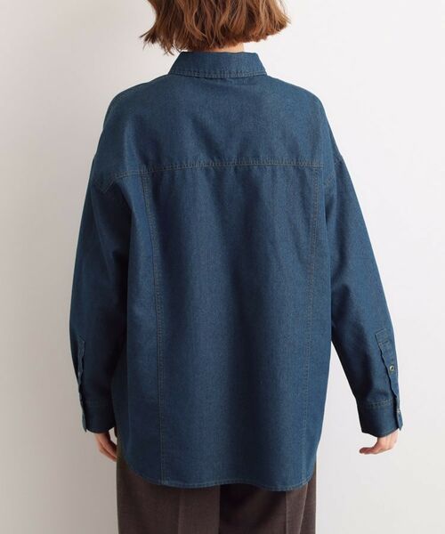 grove / グローブ シャツ・ブラウス | 【選べる着丈】オーバーサイズデニムシャツ | 詳細11