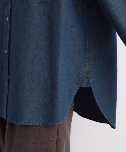 grove / グローブ シャツ・ブラウス | 【選べる着丈】オーバーサイズデニムシャツ | 詳細15