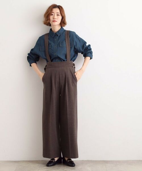 grove / グローブ シャツ・ブラウス | 【選べる着丈】オーバーサイズデニムシャツ | 詳細3
