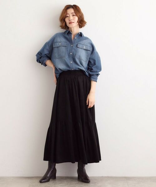 grove / グローブ シャツ・ブラウス | 【選べる着丈】オーバーサイズデニムシャツ | 詳細7