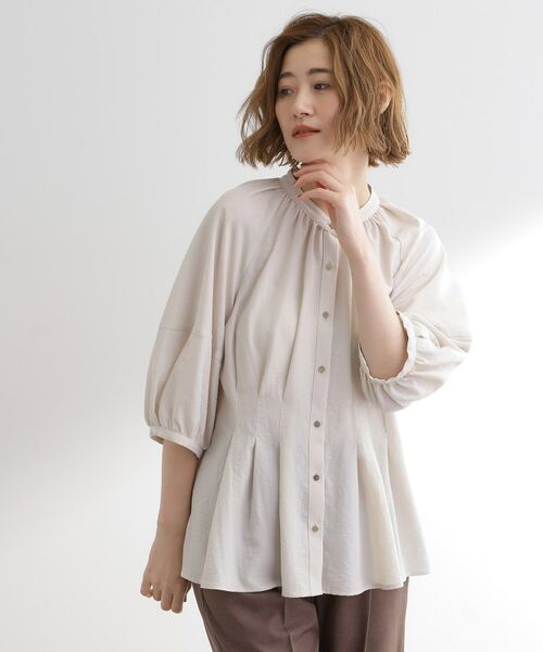 grove / グローブ シャツ・ブラウス | ウエストタックチュニックブラウス | 詳細10