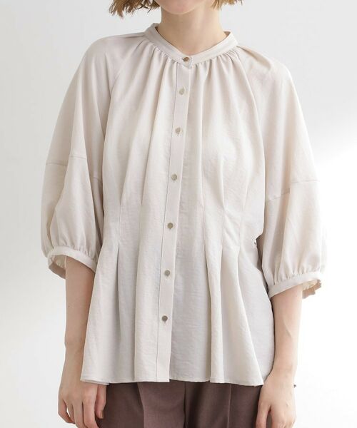 grove / グローブ シャツ・ブラウス | ウエストタックチュニックブラウス | 詳細13