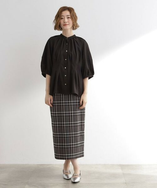 grove / グローブ シャツ・ブラウス | ウエストタックチュニックブラウス | 詳細3