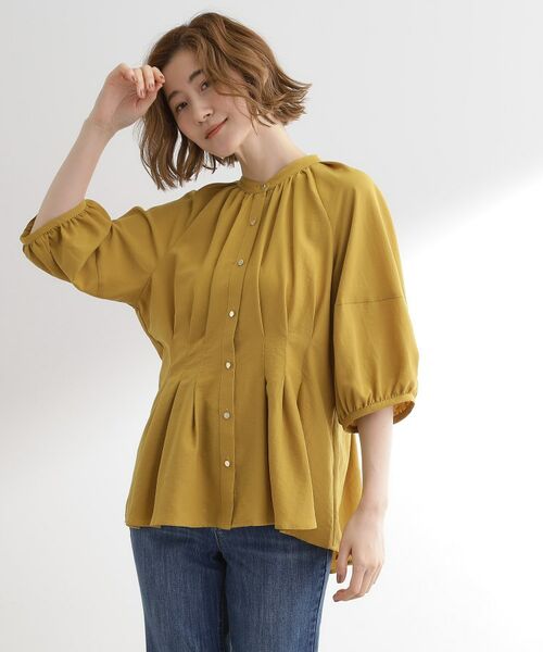 grove / グローブ シャツ・ブラウス | ウエストタックチュニックブラウス | 詳細5