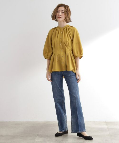 grove / グローブ シャツ・ブラウス | ウエストタックチュニックブラウス | 詳細7