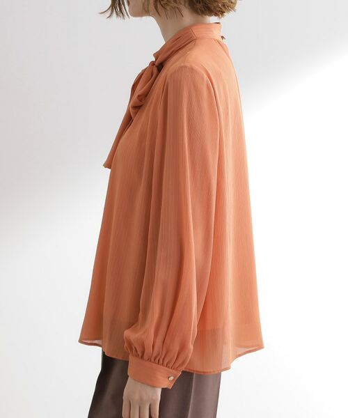 grove / グローブ シャツ・ブラウス | シアーストライプボウタイブラウス | 詳細14