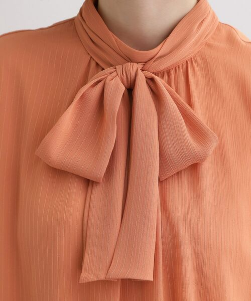 grove / グローブ シャツ・ブラウス | シアーストライプボウタイブラウス | 詳細16