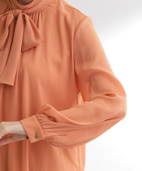 grove / グローブ シャツ・ブラウス | シアーストライプボウタイブラウス | 詳細18