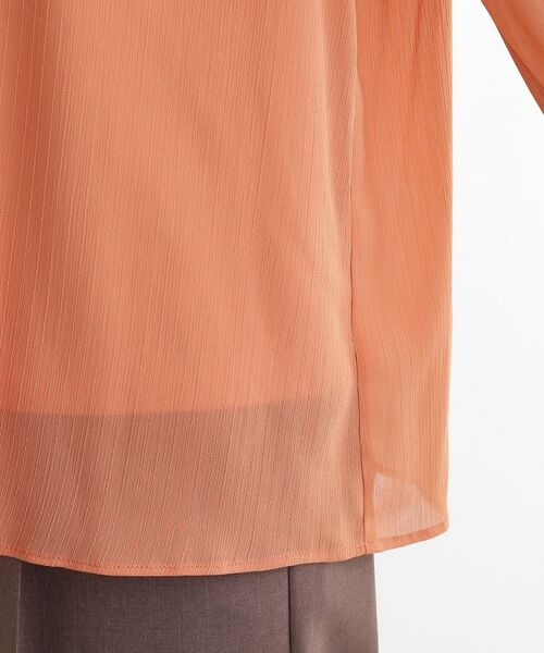grove / グローブ シャツ・ブラウス | シアーストライプボウタイブラウス | 詳細20