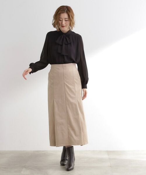 grove / グローブ シャツ・ブラウス | シアーストライプボウタイブラウス | 詳細3