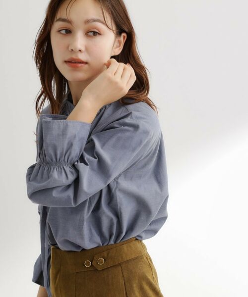 grove / グローブ シャツ・ブラウス | 【石川梨華さん着用】フリルカラーリボンブラウス | 詳細11