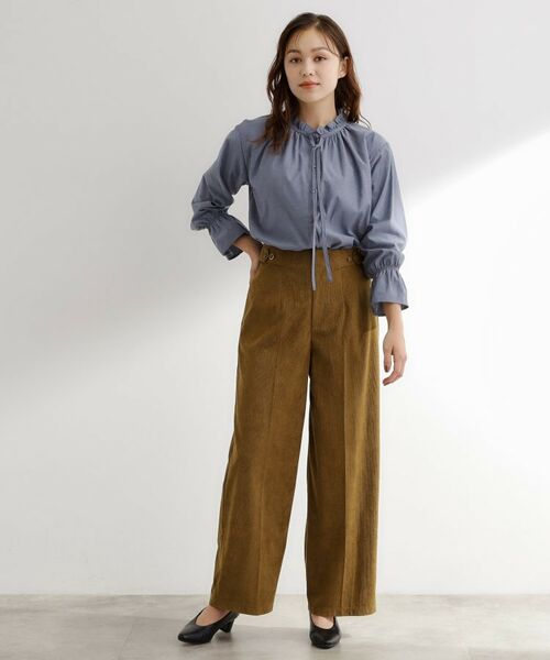 grove / グローブ シャツ・ブラウス | 【石川梨華さん着用】フリルカラーリボンブラウス | 詳細13