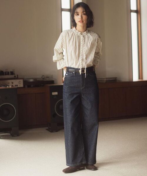 grove / グローブ シャツ・ブラウス | 【石川梨華さん着用】フリルカラーリボンブラウス | 詳細17