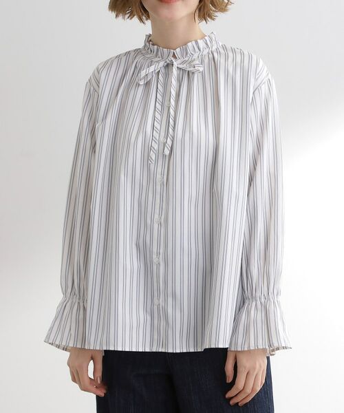 grove / グローブ シャツ・ブラウス | 【石川梨華さん着用】フリルカラーリボンブラウス | 詳細22