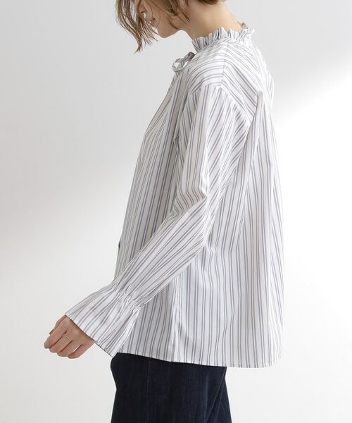 grove / グローブ シャツ・ブラウス | 【石川梨華さん着用】フリルカラーリボンブラウス | 詳細23