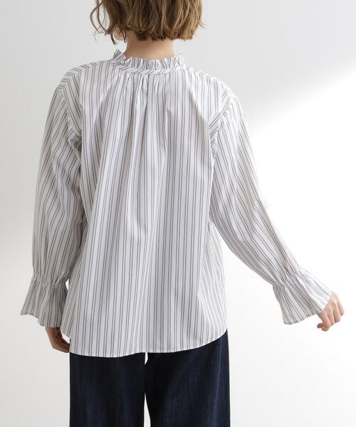 grove / グローブ シャツ・ブラウス | 【石川梨華さん着用】フリルカラーリボンブラウス | 詳細24