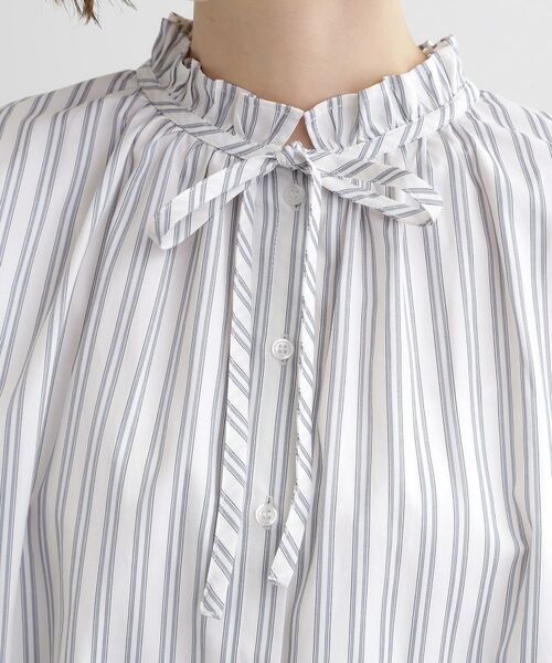 grove / グローブ シャツ・ブラウス | 【石川梨華さん着用】フリルカラーリボンブラウス | 詳細25