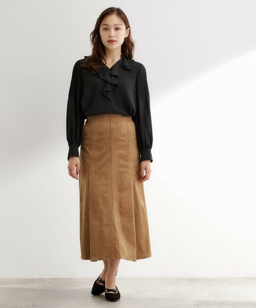 grove / グローブ シャツ・ブラウス | 袖プリーツフロントフリルブラウス | 詳細11