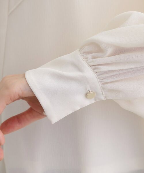 grove / グローブ シャツ・ブラウス | 袖プリーツフロントフリルブラウス | 詳細19