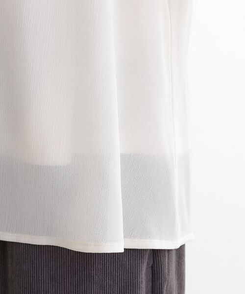 grove / グローブ シャツ・ブラウス | 袖プリーツフロントフリルブラウス | 詳細20