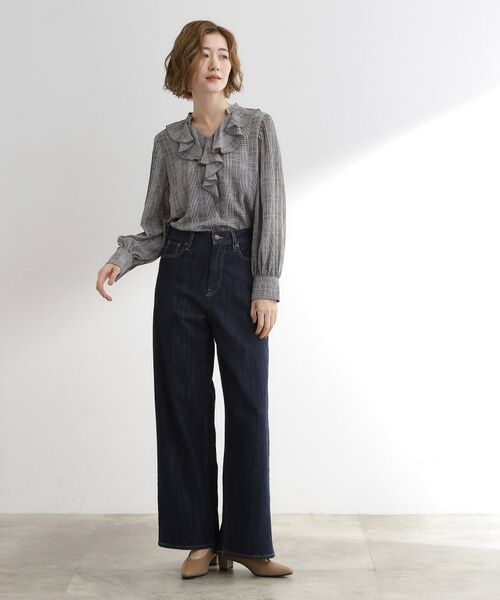 grove / グローブ シャツ・ブラウス | 袖プリーツフロントフリルブラウス | 詳細7