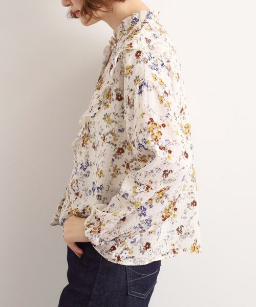grove / グローブ シャツ・ブラウス | カスリフラワープリントブラウス | 詳細11
