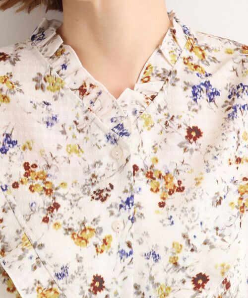 grove / グローブ シャツ・ブラウス | カスリフラワープリントブラウス | 詳細13