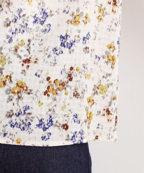 grove / グローブ シャツ・ブラウス | カスリフラワープリントブラウス | 詳細15