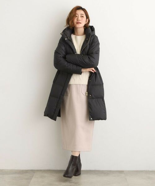 grove / グローブ ダウンジャケット・ベスト | 【名品アウター/800FP・多機能】つつまれダウンロング | 詳細11