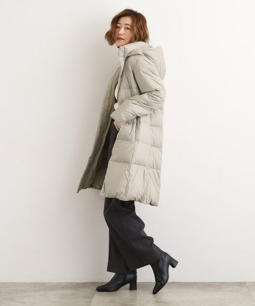 grove / グローブ ダウンジャケット・ベスト | 【名品アウター/800FP・多機能】つつまれダウンロング | 詳細15