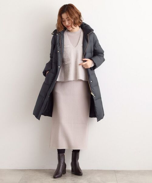 grove / グローブ ダウンジャケット・ベスト | 【名品アウター/800FP・多機能】つつまれダウンロング | 詳細5