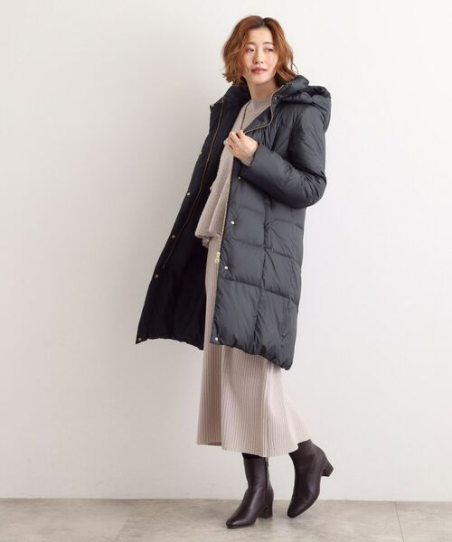 grove / グローブ ダウンジャケット・ベスト | 【名品アウター/800FP・多機能】つつまれダウンロング | 詳細6