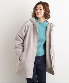 【希少】ドゥーズィエムクラス ミリタリーコート モッズコート ボアライナー付 名品アウター/3WAY・はっ水】ボアライナー付きモッズコート