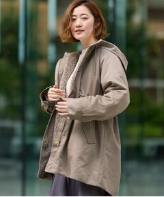 grove / グローブ ミリタリージャケット・コート | 【名品アウター/3WAY・はっ水】ボアライナー付きモッズコート