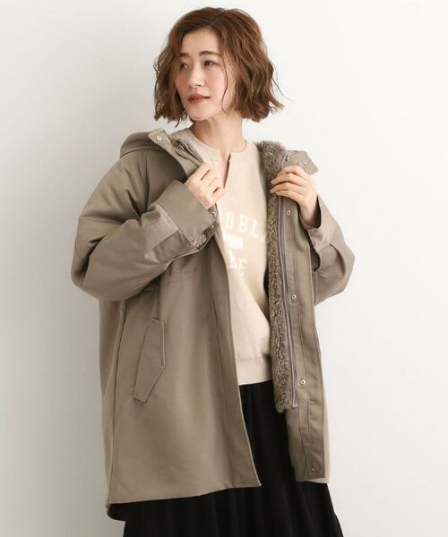 grove / グローブ ミリタリージャケット・コート | 【名品アウター/3WAY・はっ水】ボアライナー付きモッズコート | 詳細17