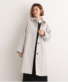 grove / グローブ ステンカラーコート | クラシカルな佇まい 大人のステンカラーロングコート