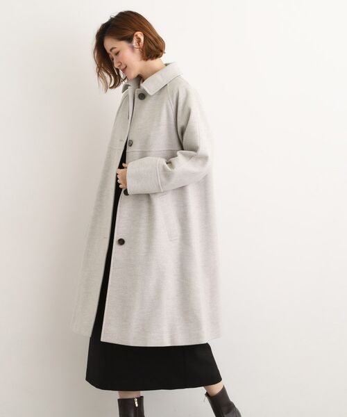 grove / グローブ ステンカラーコート | クラシカルな佇まい 大人のステンカラーロングコート | 詳細10