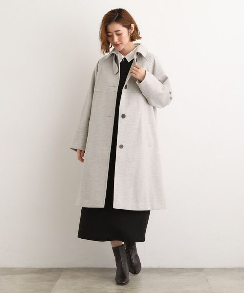 grove / グローブ ステンカラーコート | クラシカルな佇まい 大人のステンカラーロングコート | 詳細11