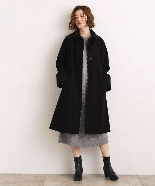 grove / グローブ ステンカラーコート | クラシカルな佇まい 大人のステンカラーロングコート | 詳細2
