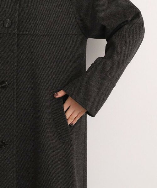 grove / グローブ ステンカラーコート | クラシカルな佇まい 大人のステンカラーロングコート | 詳細20